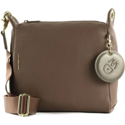 Afbeelding van Mandarina Duck Mellow Leather schoudertas voor dames, 26 x 24 10 (L H b), balsamic, 26x24x10 W)