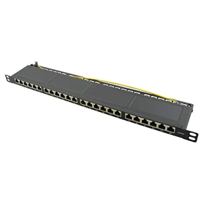 Afbeelding van LogiLink NP0063 24 poorten Patchpaneel 483 mm (19) CAT 6A 0.5 HE