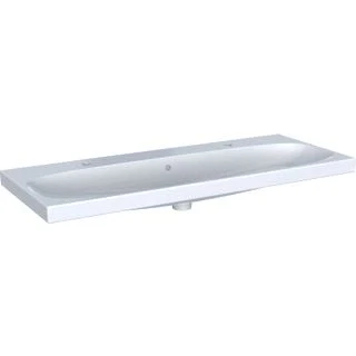 Afbeelding van Geberit Acanto meubelwastafel wit KeraTect (120 x 48 cm) 2x 1