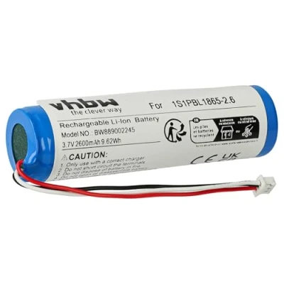 Afbeelding van vhbw 1 x accu compatibel met Philips Avent SCD835/26, SCD845/26, SCD843/26, SCD841, SCD841/26 babyfoon (2600mAh, 3,7V, Li Ion)