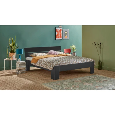 Afbeelding van Beter Bed Fresh 450 Bedframe met Hoofdbord 140x210 cm Antraciet