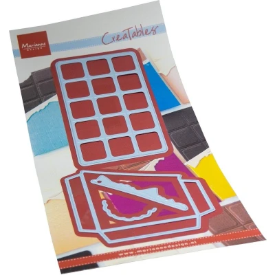 Afbeelding van Marianne D Creatable Chocolade reep LR0802 55x90mm (04 23)