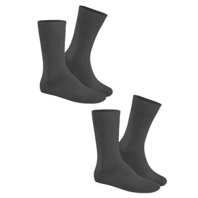 Afbeelding van Hudson Kuitsokken voor heren, set van 2, Grigio (Grau mel. 0550)), 9/11 (Manufacturer Sizes: 43/46)
