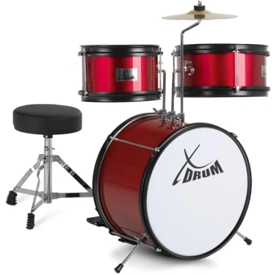 Afbeelding van XDrum Junior KIDS drumstel rood