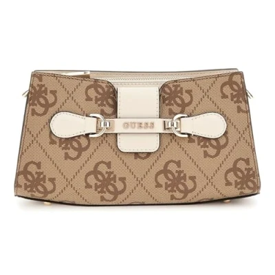 Afbeelding van Guess Nolana crossbody tas latte logo/bone