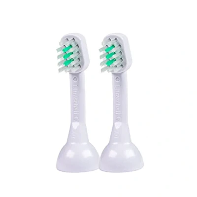 Afbeelding van emmi® pet 2 x A1 (S) kleine ultrasone opzetborstels voor 1.0 &amp; 2.0 tandenborstel, voorkomt tandsteen, bestrijdt slechte adem en tandvleesontstekingen, geruisloos zonder schrobben