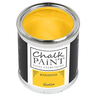 Afbeelding van CHALK PAINT EVERYTHING Geel 250 ml zonder papier, gemakkelijk te verven alle materialen