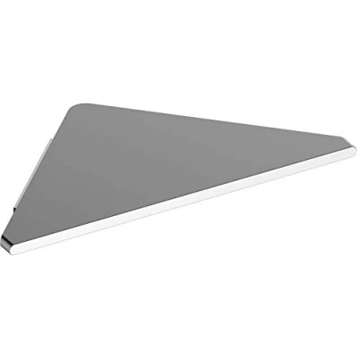 Afbeelding van KEUCO Hoekplank, doucheplank van aluminium, zilver, 24,5x24,5x1,7cm, wandmontage in de douche, Douchemand, Edition 400