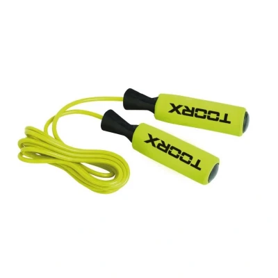 Afbeelding van Toorx Fitness Springtouw PVC Soft Touch Geel Kunststof