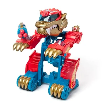 Afbeelding van Superthings RIVALS OF KABOOM S Speelset 1x2 Tiger Transformer Robot (V.0)