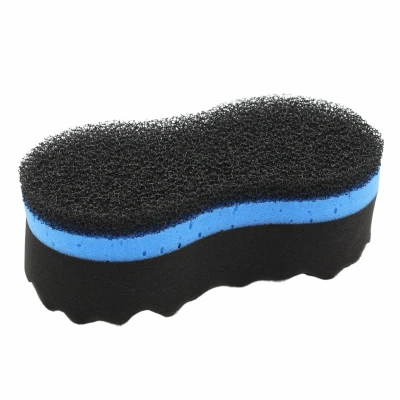 Afbeelding van Duospons zwart/blauw met anti insectenlaag 22 cm x 11,3 7,4