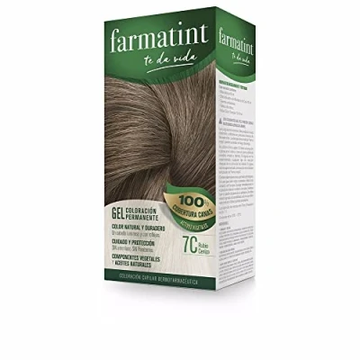 Afbeelding van Permanent Dye Farmatint 7c Rubio Ceniza Gel