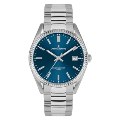 Afbeelding van Jacques Lemans 50 3C Polshorloge Heren Quartz Derby