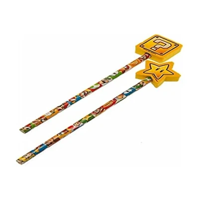 Afbeelding van Super Mario Pencils &amp; Toppers