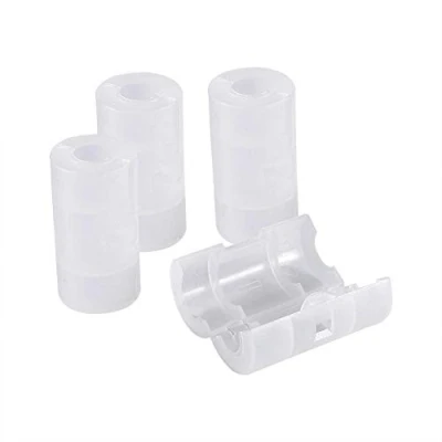 Afbeelding van AA naar maat C Batterijadapters Houder Switcher Converter Cases Doos Wit 4 stuks