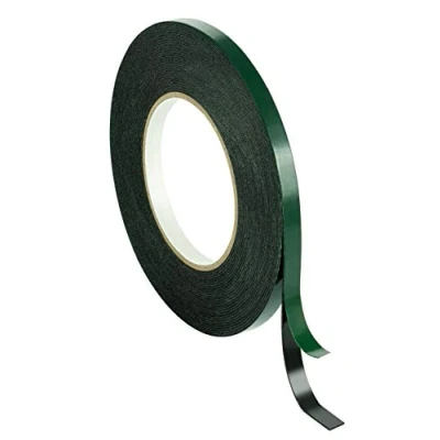 Afbeelding van Poppstar 1x Dubbelzijdige Schuimtape, Montagetape (10m x 9mm 1mm), Zwart