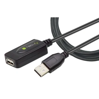 Afbeelding van TECHLY 362213 Verlengkabel Active Extender USB Hi Speed Signaalverlenging 5 m zwart