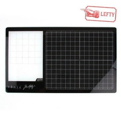 Afbeelding van Tonic Studios Tools Glass Media Mat (58,4x35,6cm) Linkshandig 1913e Tim Holtz (11 19)
