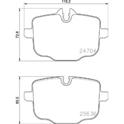 Afbeelding van Brembo Remblokset P 06 101