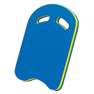 Afbeelding van BECO zwemplankje Kick met handvaten blauw/geel
