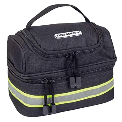 Afbeelding van Elite Bags Isothermische Lunchbox Inclusief box van Duurzam Kunstof Zwart Lunchtas