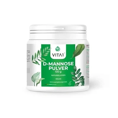 Afbeelding van D Mannose poeder 100 g (levering voor 2 maanden) puur en natuurlijk &amp; veganistisch vrij van toevoegingen