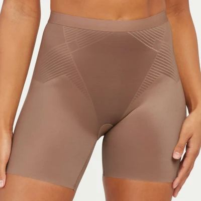 Afbeelding van SPANX Thinstincts 2.0 medium corigerende Girlshort donkerbeige