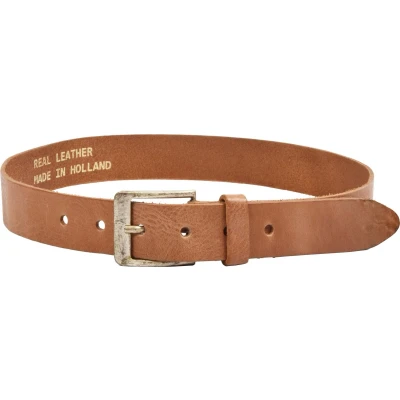 Afbeelding van Echt Lederen Riemen 4 cm Breed Soepel Leer 85 Lang Taupe