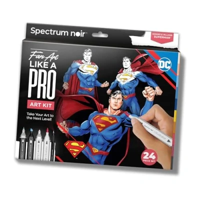 Afbeelding van Spectrum Noir Fan Art Like a Pro Kit Superman