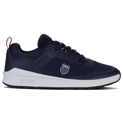 Afbeelding van K Swiss Vista Trainer SP Sneakers voor heren, Peacoat/Samba/White, 44 EU, Peacoat Samba White, EU