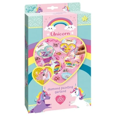 Afbeelding van Totum kinder hobbyset Diamond painting Unicorn slinger 071056 30,5x18x3,5cm 5+ (11 20)