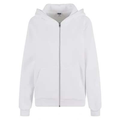 Afbeelding van Urban Classics Sweater met rits, Dames, Maat: XS, White