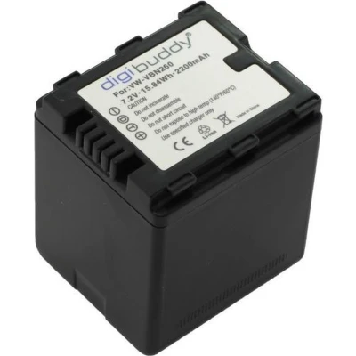 Afbeelding van digibuddy A Merk Accu Batterij Panasonic VW VBN260 2200mAh
