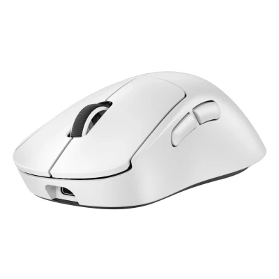Afbeelding van Logitech G Pro X SUPERLIGHT 2 DEX LIGHTSPEED draadloze gamingmuis, 60g Grade lichtgewicht muis met 5 programmeerbare knoppen, 32k DPI sensor, opladen via USB C, voor pc/Mac Wit