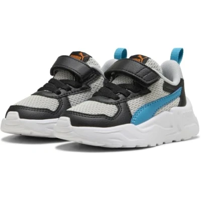 Afbeelding van PUMA Trinity Lite AC+ Inf Unisex Sneakers Cool Light Gray Tropical Blue Black