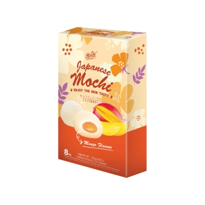 Afbeelding van Yuki &amp; Love Mochi rijstcake mango smaak 128 g