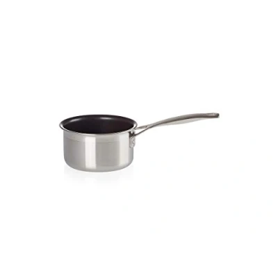 Afbeelding van Le Creuset Roestvrijstalen melkpan met 3 lagen en anti aanbaklaag, 14 x 8,5 cm