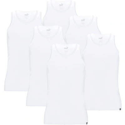 Afbeelding van Set van 6 Puma Basic Tank Top Heren herenondershirt met ronde hals