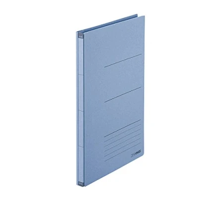 Afbeelding van PLUS Japan, Zero Max ruimtebesparende map in blauw, per stuk verpakt (1 x 1 map)