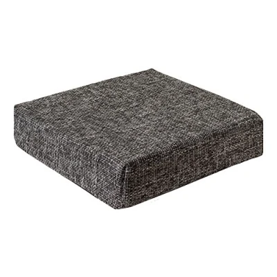 Afbeelding van Trend Kussen zitkussen / stoelkussen, vloerkussen, 40 cm x 10 cm, houtskool
