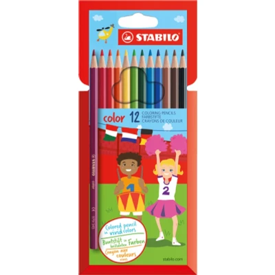 Afbeelding van Kleurpotloden STABILO 979 color assorti kartonnen etui à 12 stuks