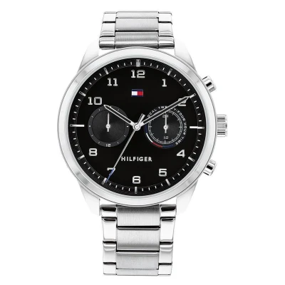 Afbeelding van Tommy Hilfiger Patrick 1791784 Horloge RVS Zilverkleurig Ø 44 mm