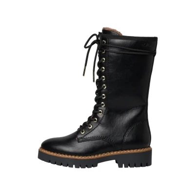 Afbeelding van s.Oliver Snowboots, Dames, Maat: 40, Black nappa Kunststof