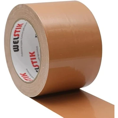 Afbeelding van WELSTIK Professionele Grade Duct Tape, Waterdichte Doek Stof,Gekleurde Gaffer Tape voor reparaties, DIY, Ambachten, Indoor Outdoor Gebruik,75mm X 41M, 7,5 Mil Dik, Bruin