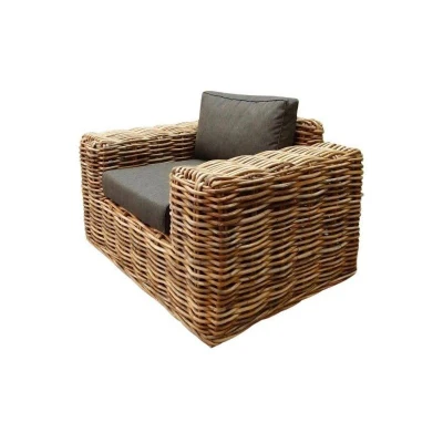 Afbeelding van Sabuga lounge tuinstoel naturel rotan