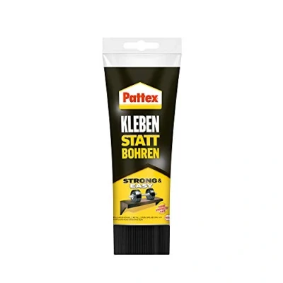 Afbeelding van Pattex Montagelijm in plaats van boren, sterke krachtlijm voor onmiddellijke fixatie, universeel toepasbare constructielijm, 250 g lijm met hoge eindsterkte