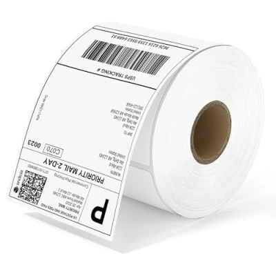Afbeelding van MUNBYN Thermisch Direct Verzendlabel (Pack van 500 4x6 Per Roll Labels) Opgewaardeerd 3.0