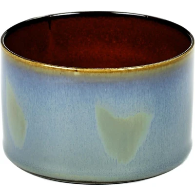 Afbeelding van Serax by Anita Le Grelle Beker S D7 x7,5 cm Smokey blue/Rust