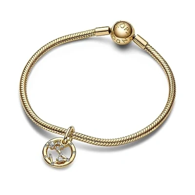 Afbeelding van Pandora 762724C01 Hangbedel Vissen Zodiac zilver zirconia