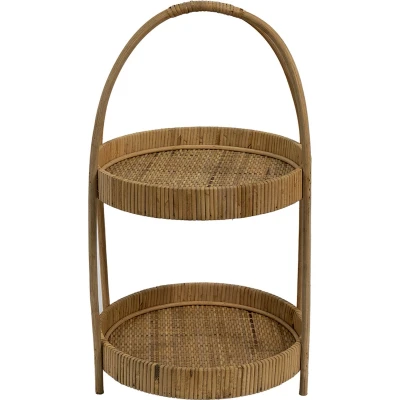 Afbeelding van Clayre &amp; Eef Bruine Etagère Ø 30*54 cm 6RO0559